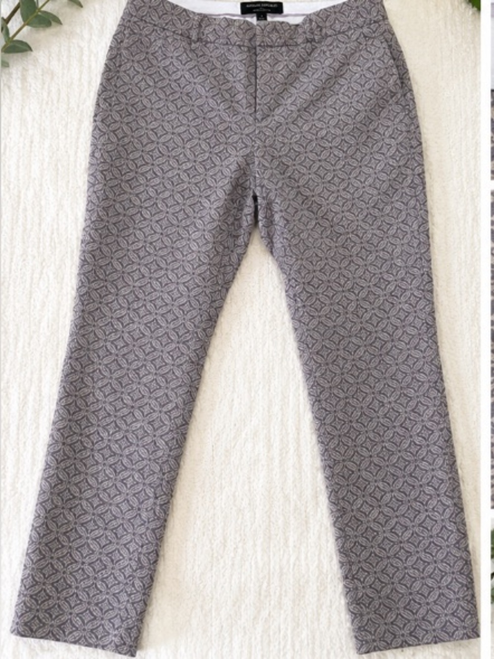 Banana Republic Blue Patterned Women's Chinos